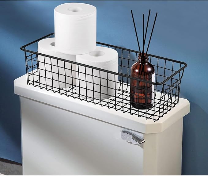 Sheechung Farmhouse Decor Metal Wire Storage Organizer Bin Basket - Image 8
