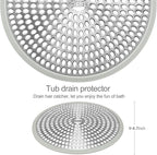 LEKEYE Shower Drain Hair Catcher | Strainer | Shower Stall Drain Cover | - Image 3