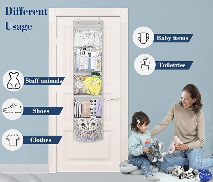 KEETDY Over the Door Organizer Storage - Image 3