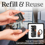 Greed Gift Set with Refill Bottle | Perfume Inspired Car Fragrances | Strong - Image 7