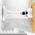Magnetic Door Stoppers 4 Pack, Stainless Steel Magnetic Door Stop, Wall & Floor by Crosize