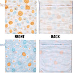 2pcs Travel Waterproof Laundry Bag, Cloth Diaper Wet Dry Bags - Image 4
