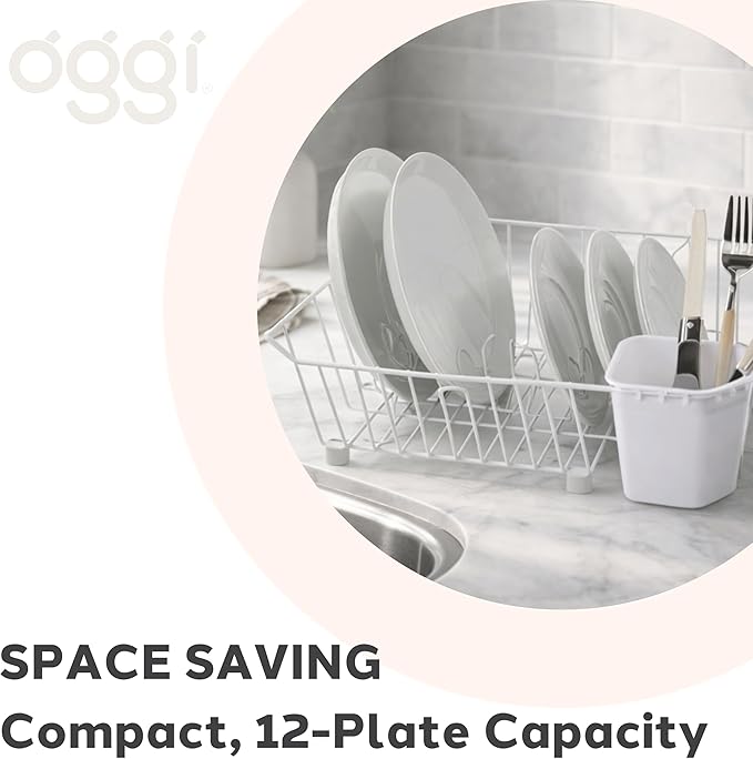 Oggi Compact Dish Drying Rack - Image 4