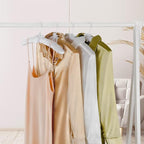 TOPIA HANGER Padded Hangers for Women Clothing, 17-inch Satin Hangers 10 Pack - Image 6