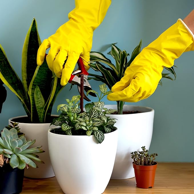 Rubber Kitchen Dishwashing Gloves - Image 4