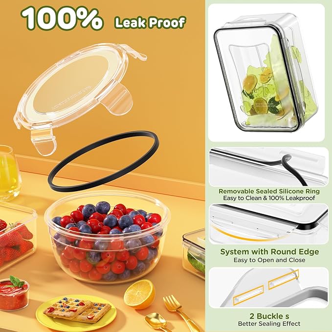40 PCS Food Storage Containers - Image 3