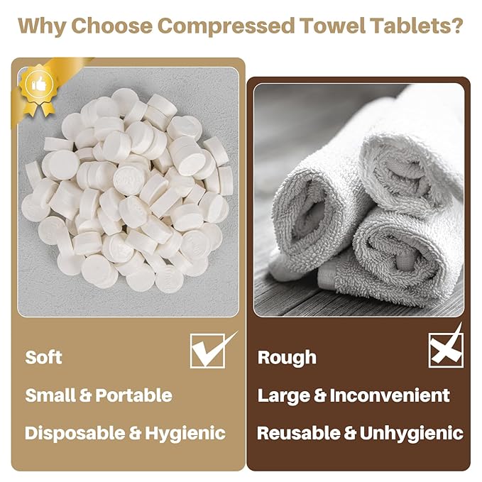 180 Compressed Towel Tablets - Image 3