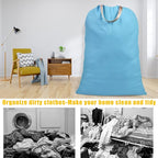 Cotton Canvas Laundry Bag with Handles & Drawstring Straps, Heavy Duty Extra - Image 7