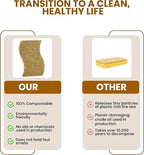 Natural Kitchen Sponge –24-Pack Biodegradable Sponges - Image 6