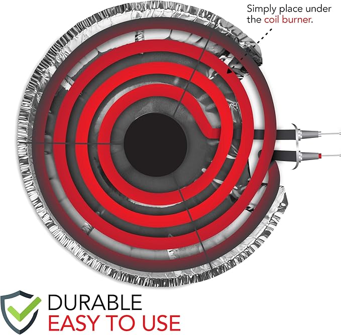 Round Electric Stove Burner Covers 6 Inch and 8 Inch Disposable Stove Top - Image 4