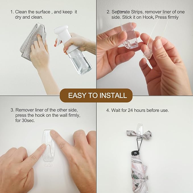 12 Large Wall Hooks for Hanging Heavy Duty, - Image 5