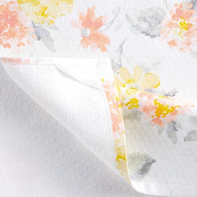 Martha Stewart Amber Floral Kitchen Towel Set 4-Pack - Image 7