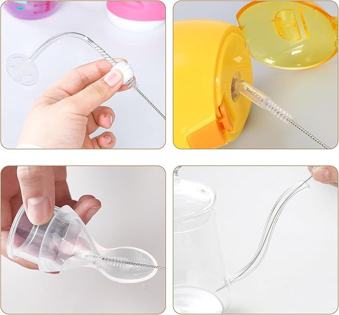 8PCS Bottle Brush Sponge Cup Brush - Image 4