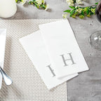 Luxenap 15.8 X 7.9 Inch Linen-Feel Guest Towels, 2000 Lettered Hand Towels - Image 6