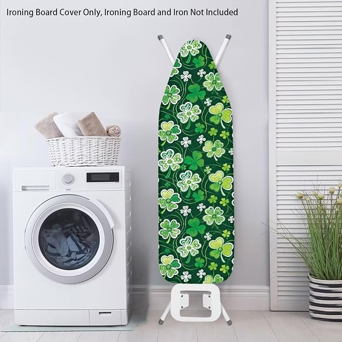 Shamrock Print Ironing Board Cover Protector St.Patrick's Day Decorative Covers - Image 3