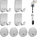 Diesisa Razor Holder for Shower + Adhesive Wall Hooks, Premium 304 Stainless by Home