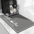 Absorbent Coffee Mat, Fashion Dish Drying Mat by CooRug