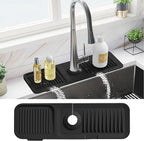 PoYang 17.7 Inch Faucet Mat for Kitchen Sink Splash Guard Behind Faucet by PoYang