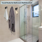 Kruodop Towel Hooks for Bathroom, 4 Packs Wall Mount Towel Holder, Stainless - Image 5