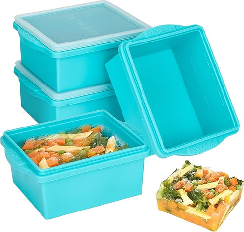 2 Cup Silicone Freezer Trays by Xomoo