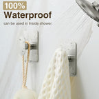 pickpiff Adhesive Towel Hooks for Bathroom: 20LB Extra Strong Wall Hanger for - Image 6