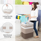 StorageRight Large Collapsible Laundry Basket Hamper - Image 4