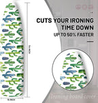 Extra Thick Ironing Board Cover and Pad, Tropical Cactus 15x54 Ironing Board - Image 2