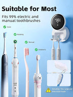 Toothbrush Holders for Bathroom, WONICO Toothbrush Sanitizer Holder, Tooth - Image 7