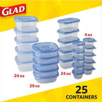 Glad GladWare Food Storage Containers, Lunch Variety Pack - Image 3