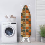 Moroccan Ceramic Tiles Steam Ironing Board Cover, Vintage Square Tile Standard - Image 3