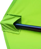Sunnyglade 9' Patio Umbrella Outdoor Table Umbrella with 8 Sturdy Ribs (Grass Green) - Image 3