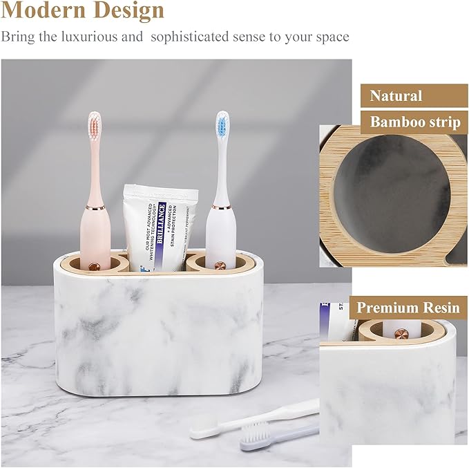 Shinowa Toothbrush Holder, Premium Toothbrush Organizer, Bathroom Storage - Image 2