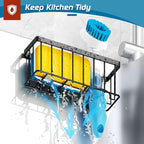 Sponge Holder for Kitchen Sink, Sink Caddy Organizer - Image 4
