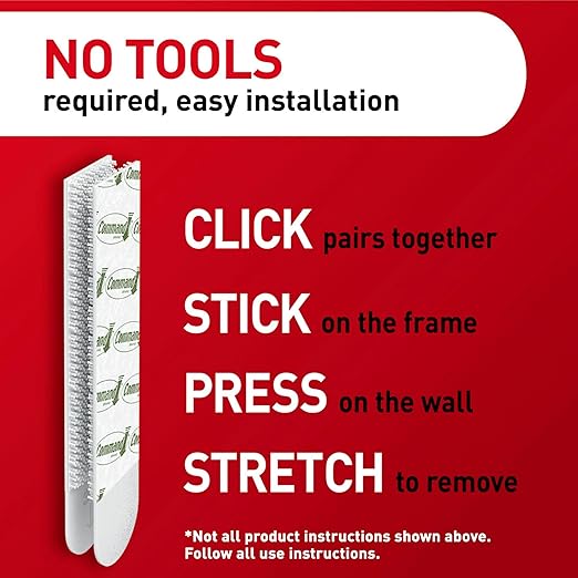 Command 15 lb Large Picture Hanging Strips 28 Pairs, Damage-Free Hanging - Image 6