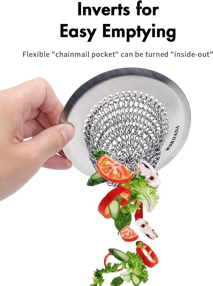 Revolutionary Kitchen Sink Drain Strainer & Sink Stopper/Patented Reversible - Image 4