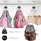 Belt Hanger, Belt Organizer for Closet, Rotatable Tie Rack, Belt Holder - Image 4