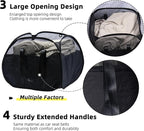 Collapsible Laundry Basket, 90L Foldable Pop-up Laundry Hamper - Image 4