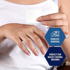 MED PRIDE Sterile Gauze Dressing Pads, 12 Ply Highly Absorbent Cotton, - Image 2