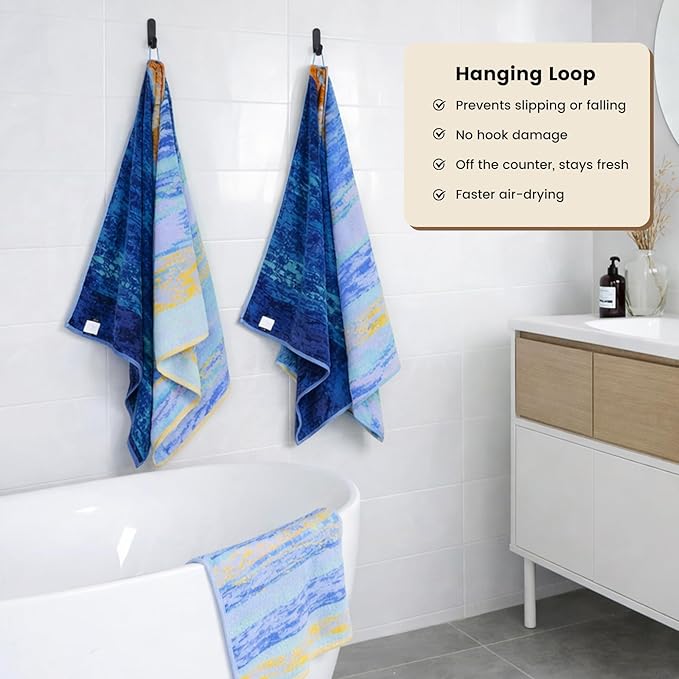 SEMAXE 4-Pack Luxury Bath Towels - Image 4