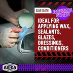 AIDEA Microfiber Applicator Pads-2Pack, Car Wash Sponge, Premium Microfiber - Image 2