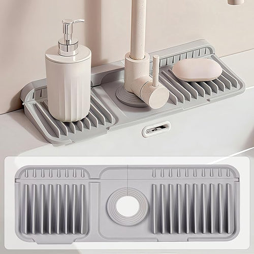 14.5 inch Silicone Faucet Mat for Kitchen Sink by Unknown