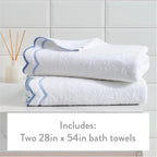 Peri Home 2 Piece Bath Towel Set, 500 GSM, 100% Cotton Towel - Image 4