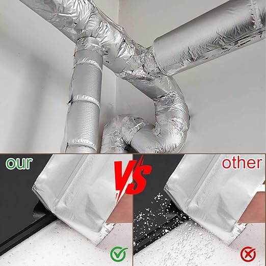 Aluminum Foil Tape 2 Inch x 99Ft Heavy Duty Waterproof High Temperature Sealing - Image 5