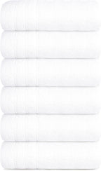Tens Towels Pack of 6 Hand Towels, 100% Cotton, Lighter Weight, Quick to Dry - Image 8
