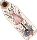 Nuxovilar Sunflower & Sewing Mannequin Pattern Ironing Board Cover, 15×54 inch by Nuxovilar