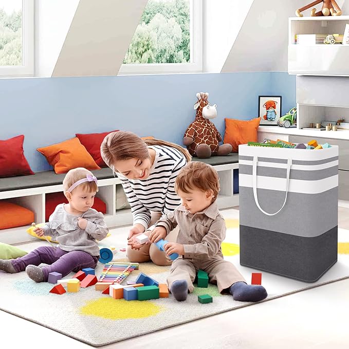 StorageRight Large Collapsible Laundry Basket Hamper - Image 7