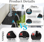 PoYang 17.7 Inch Faucet Mat for Kitchen Sink Splash Guard Behind Faucet - Image 5