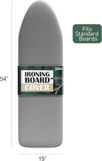 Hearth & Harbor Ironing Board Cover and Pad 15x54 Full Size, Thick Heavy Duty - Image 2