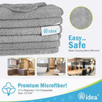 AIDEA Microfiber Cleaning Cloth-8PK, Soft Microfiber Towels - Image 2