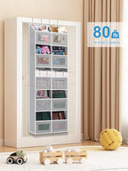 Over the Door Organizer Hanging- 10 Compartments, 80 lbs Load Behind Door - Image 3
